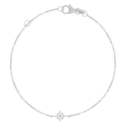 Bracelet argent 925 zirconias 18 cm