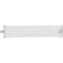 Bracelet argent 925 zirconias 17 cm