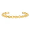 Bracelet demi-jonc plaqué or jaune