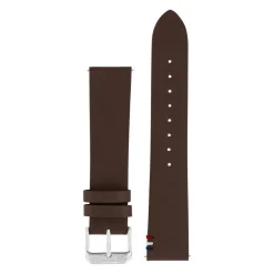 Bracelet de montre cuir marron foncé