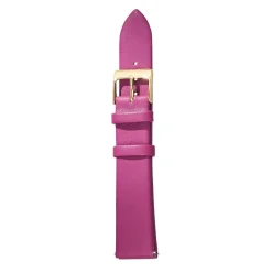 Bracelet de montre cuir violet 18 mm