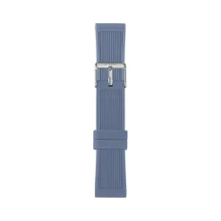 Bracelet de montre IAM large silicone bleu