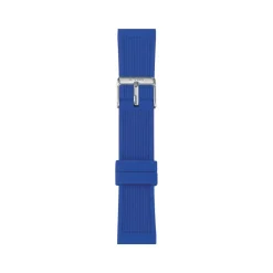 Bracelet de montre IAM large silicone bleu
