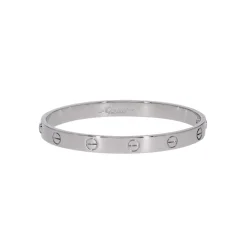 Bracelet d'occasion CARTIER Love mixte or blanc 750/1000