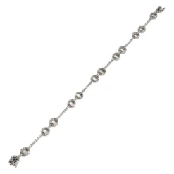 Bracelet d'occasion or 750 blanc diamants