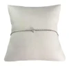 Bracelet d'occasion or 750 blanc maille forçat diamant