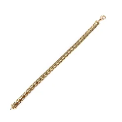 Bracelet d'occasion or 375 jaune 18.5 cm