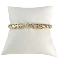 Bracelet d'occasion or 375 jaune 18.5 cm
