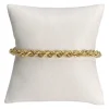 Bracelet d'occasion or 750 jaune maille torsadee