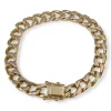 Bracelet d'occasion or 750 jaune maille gourmette