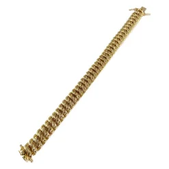 Bracelet d'occasion or 750 jaune maille américaine