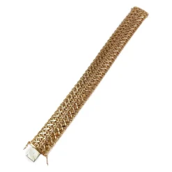 Bracelet d'occasion or 750 jaune maille fantaisie