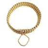 Bracelet d'occasion or 750 jaune maille américaine