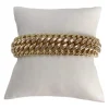 Bracelet d'occasion or 750 jaune maille américaine
