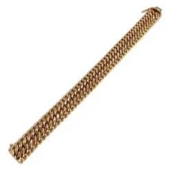 Bracelet d'occasion or 750 jaune maille américaine
