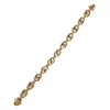 Bracelet d'occasion or 750 jaune maille grain de café 23 cm