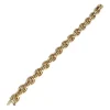 Bracelet d'occasion or 750 jaune maille cerclée