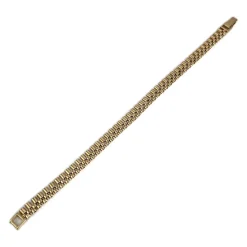 Bracelet d'occasion or 585 jaune maille fantaisie
