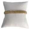 Bracelet d'occasion or 375 jaune maille américaine