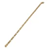 Bracelet d'occasion or 750 jaune maille fantaisie