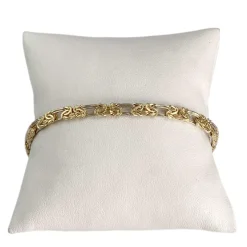 Bracelet d'occasion or 750 jaune maille fantaisie