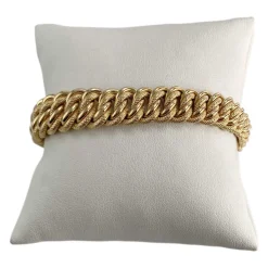 Bracelet d'occasion or 750 jaune maille américaine