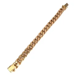 Bracelet d'occasion or 750 jaune maille gourmette