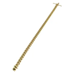 Bracelet d'occasion or 750 jaune maille gourmette