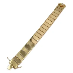 Bracelet d'occasion or 750 jaune maille fantaisie