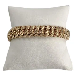 Bracelet d'occasion or 750 jaune maille américaine