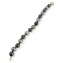 Bracelet d'occasion or 750 jaune perlede tahiti
