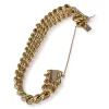 Bracelet d'occasion or 750  maille américaine