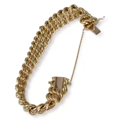 Bracelet d'occasion or 750  maille américaine