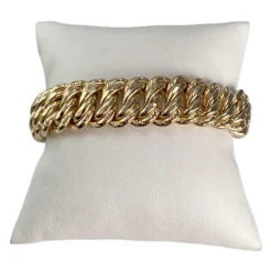 Bracelet d'occasion or 750  maille américaine