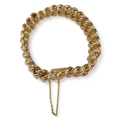 Bracelet d'occasion or 750  maille américaine