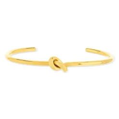 Bracelet jonc acier jaune