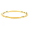 Bracelet jonc or 375 jaune