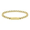 Bracelet LACOSTE doré 19 cm