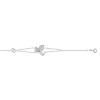 Bracelet or 750 blanc diamant