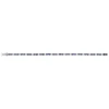 Bracelet or 750 blanc saphirs et diamants 18 cm