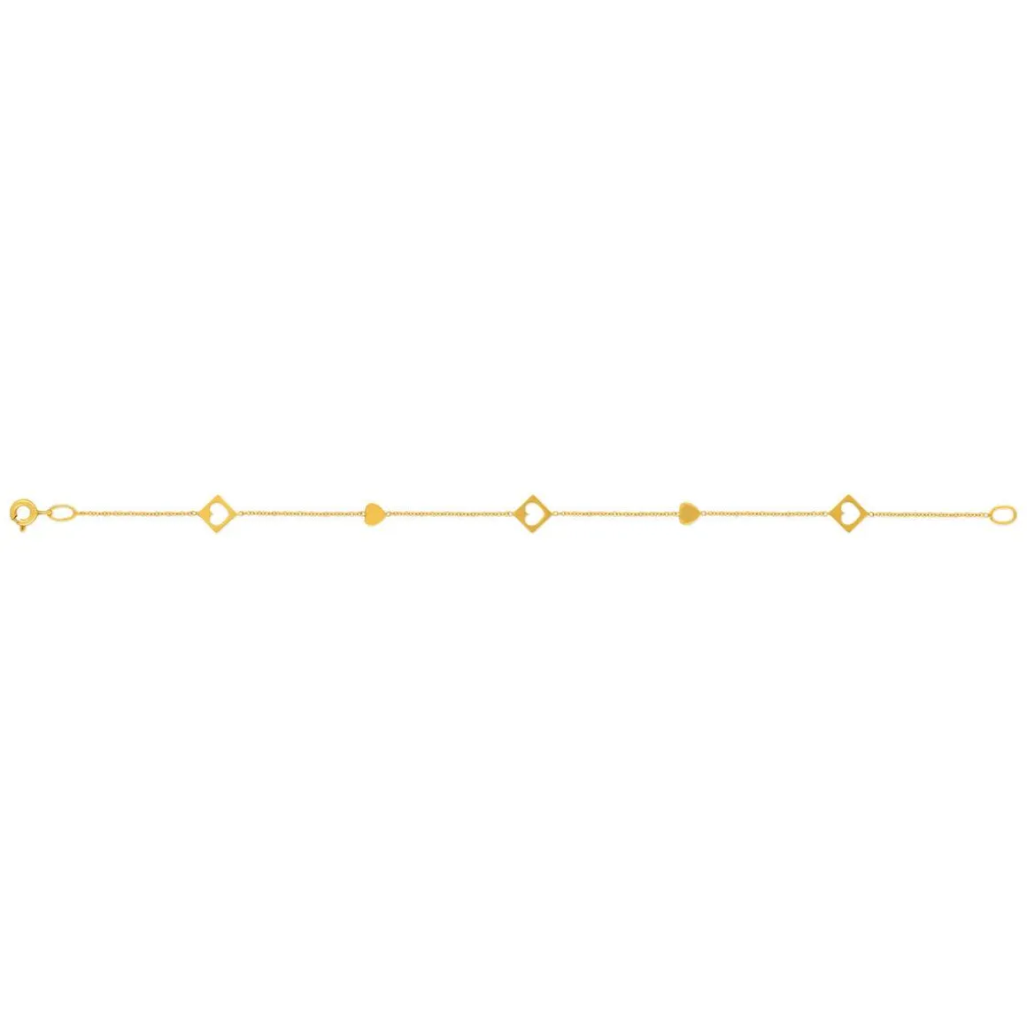 Bracelet or 375 jaune