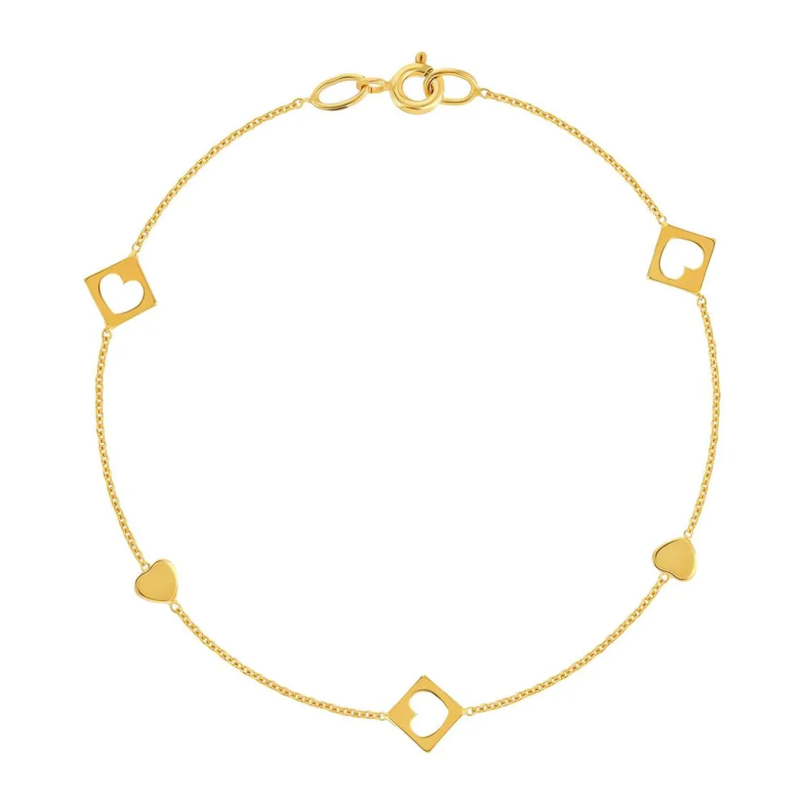Bracelet or 375 jaune