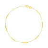 Bracelet or 375 jaune 18.5cm