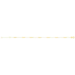 Bracelet or 375 jaune 18.5cm