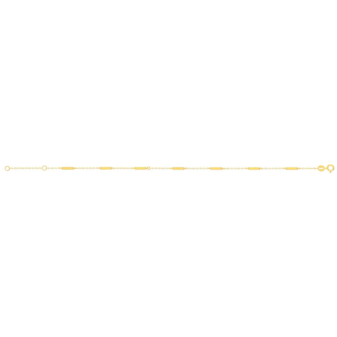 Bracelet or 375 jaune 18.5cm