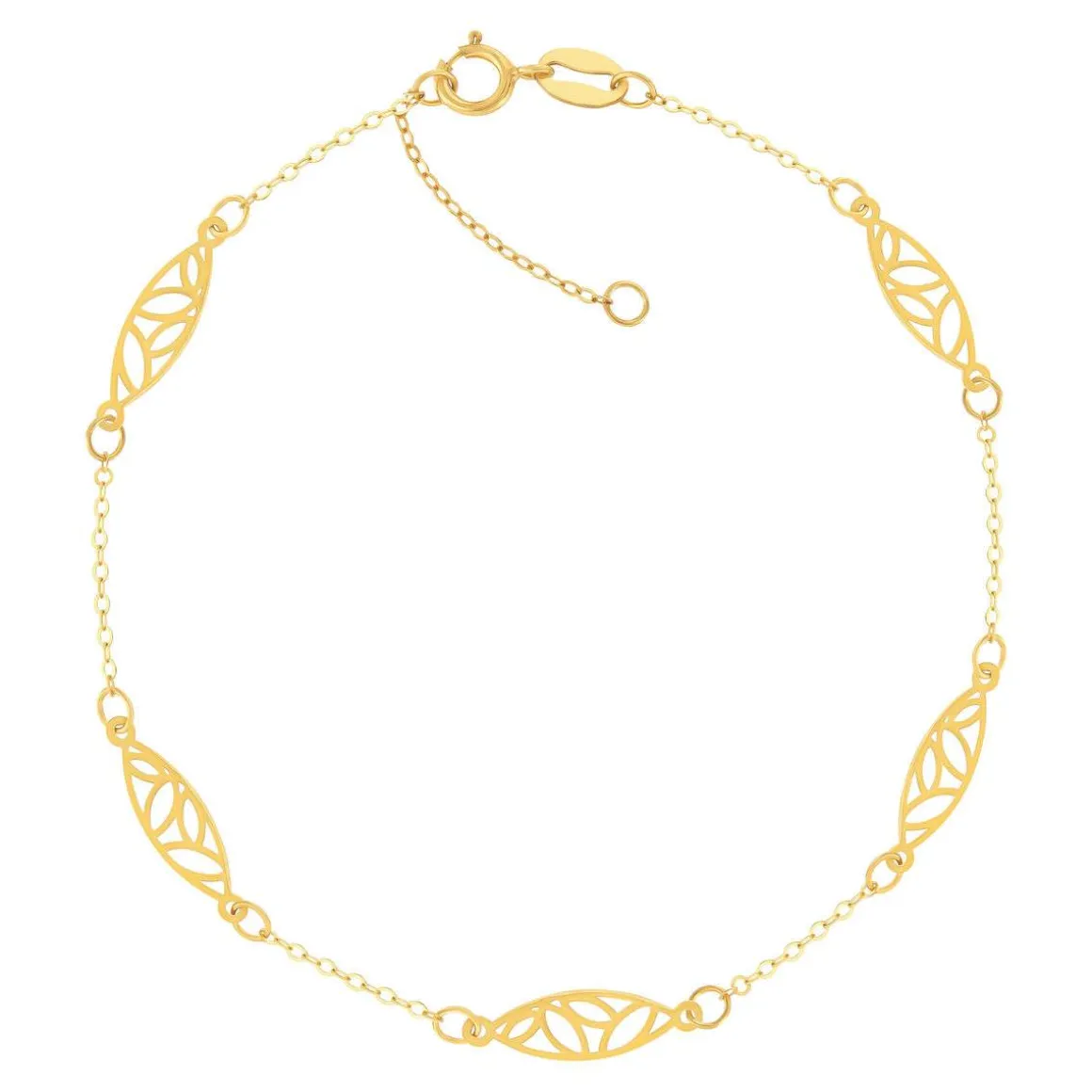 Bracelet or 750 jaune 19cm