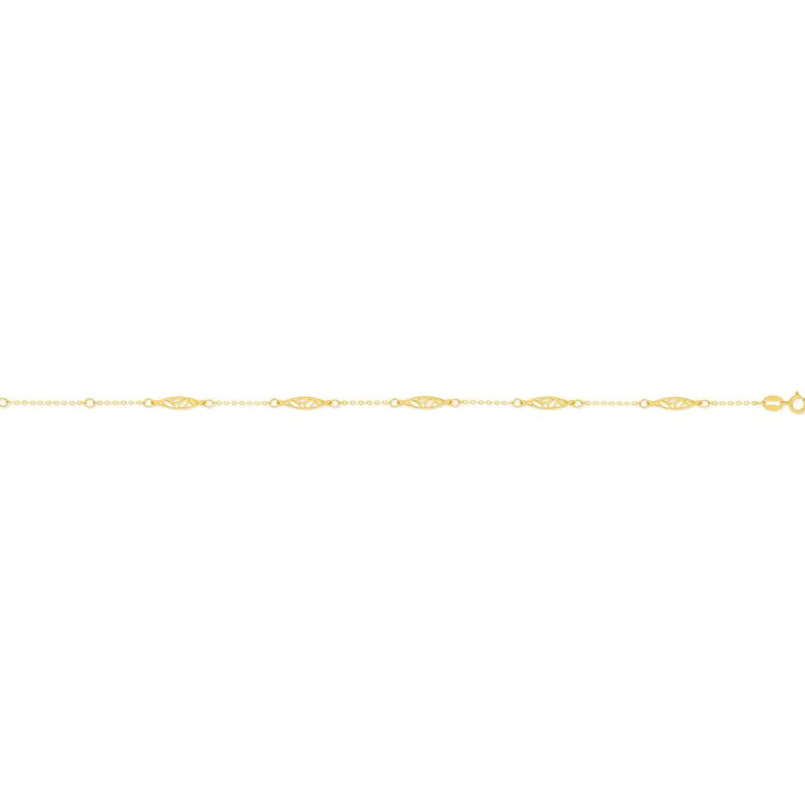 Bracelet or 750 jaune 19cm
