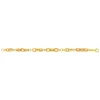 Bracelet or jaune 375 19 cm