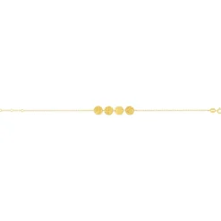 Bracelet or 750 jaune 19cm