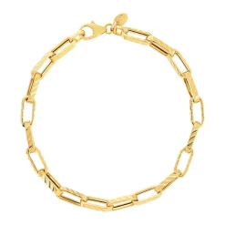 Bracelet or jaune 375 19 cm